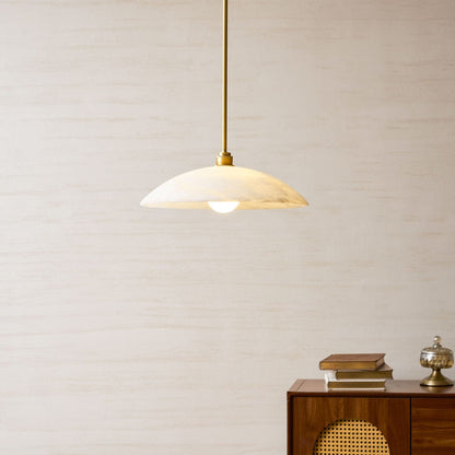 Modern Marble Copper Pendant Light 1-Light