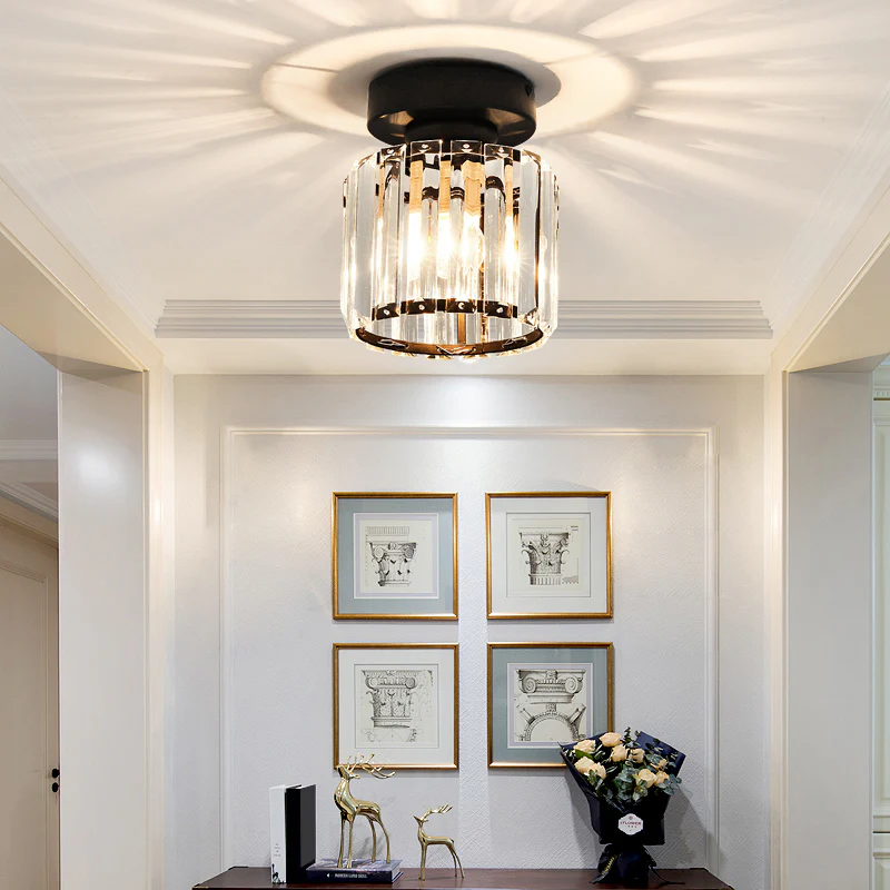 Contemporary Iron 1-Light Flush Ceiling Light 1-Light