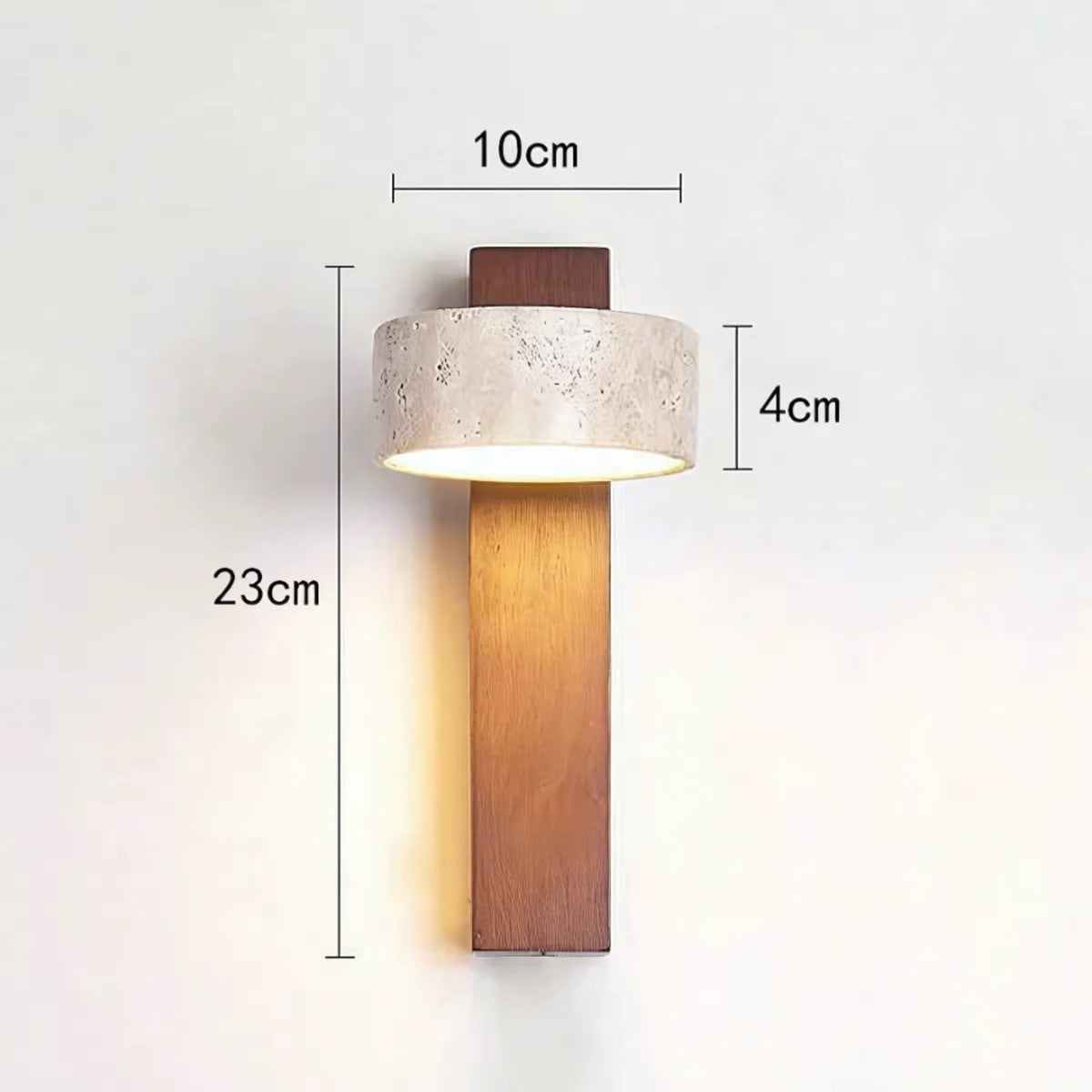 Modern Wood D4cm Wall Light 1-Light