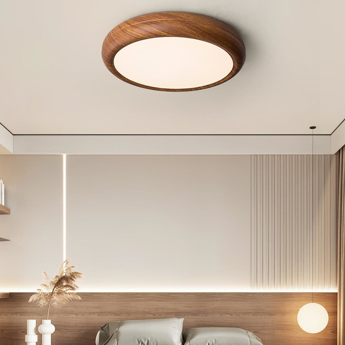 Scandinavian Iron Flush Ø30 Ceiling Light 1-Light