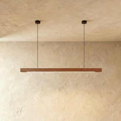 Minimalist Wood Daylight Pendant Light 1-Light