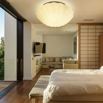 Modern Glass Flush Ceiling Light 1-Light