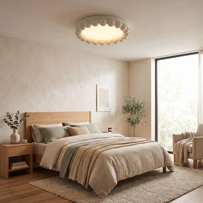 Modern Resin Flush Ceiling Light 1-Light