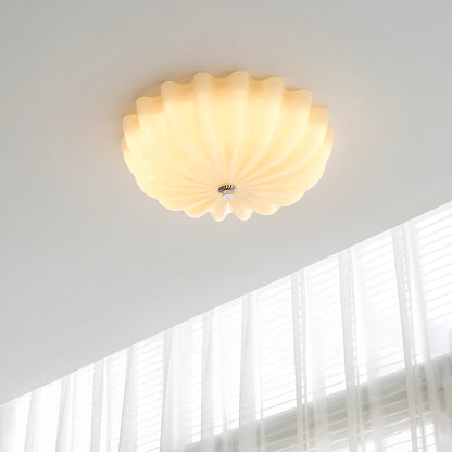 Vintage Iron Flush Ceiling Light 1-Light