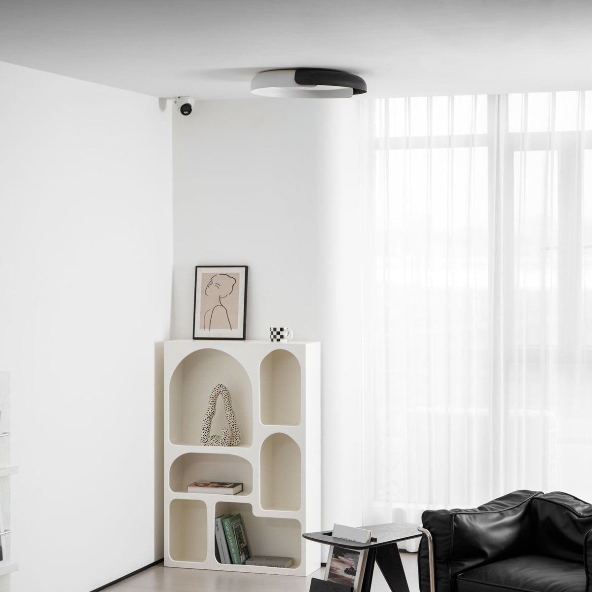 Modern Acrylic Flush Ø46 Ceiling Light 1-Light