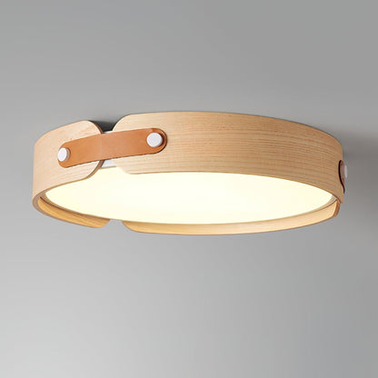 Scandinavian Iron Slim Low-Profile Ceiling Light 1-Light