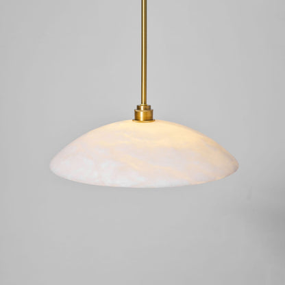 Modern Marble Copper Pendant Light 1-Light