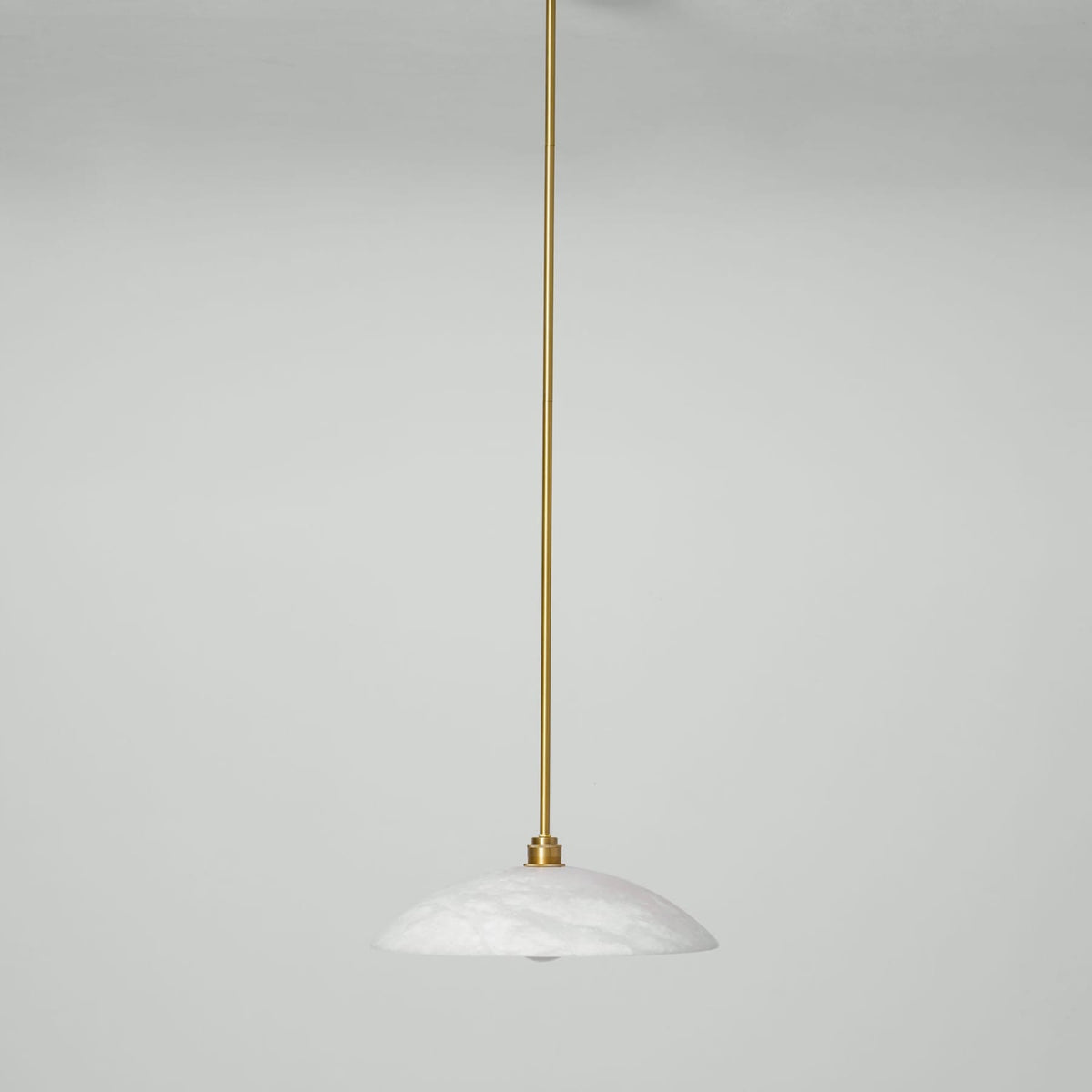 Modern Marble Copper Pendant Light 1-Light
