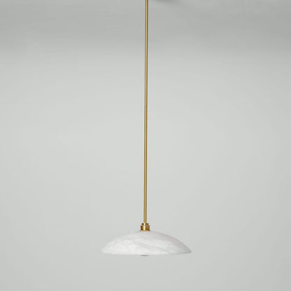Modern Marble Copper Pendant Light 1-Light
