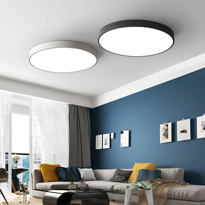 Contemporary Iron Minimal Frame Ceiling Light 1-Light