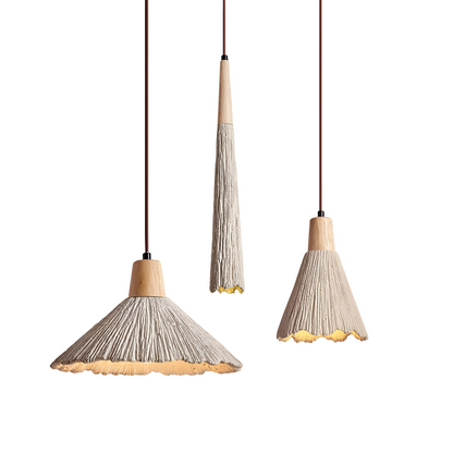 Wabi-Sabi Cement E27 Pendant Light 1-Light