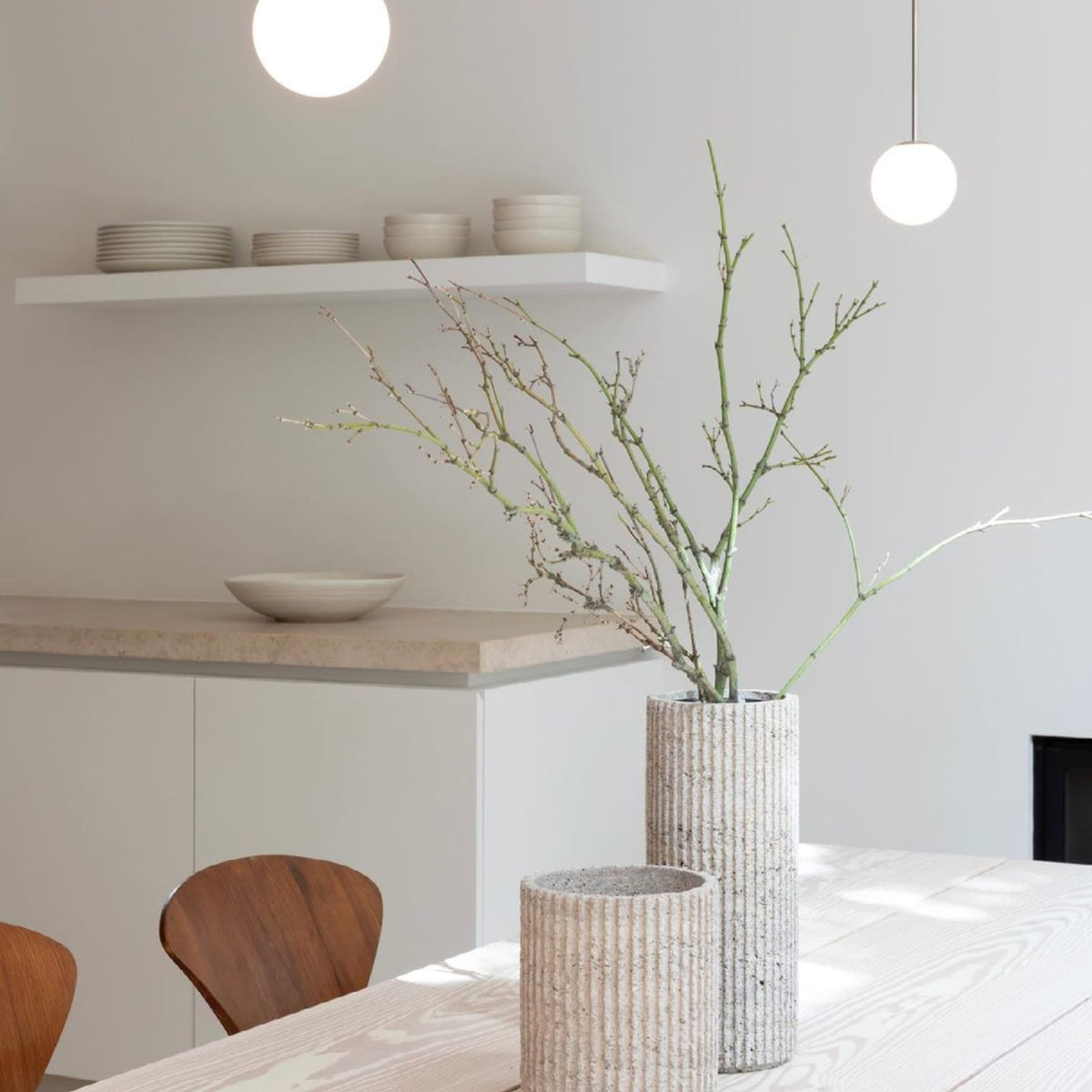 Modern Plastic Pendant Light 1-Light
