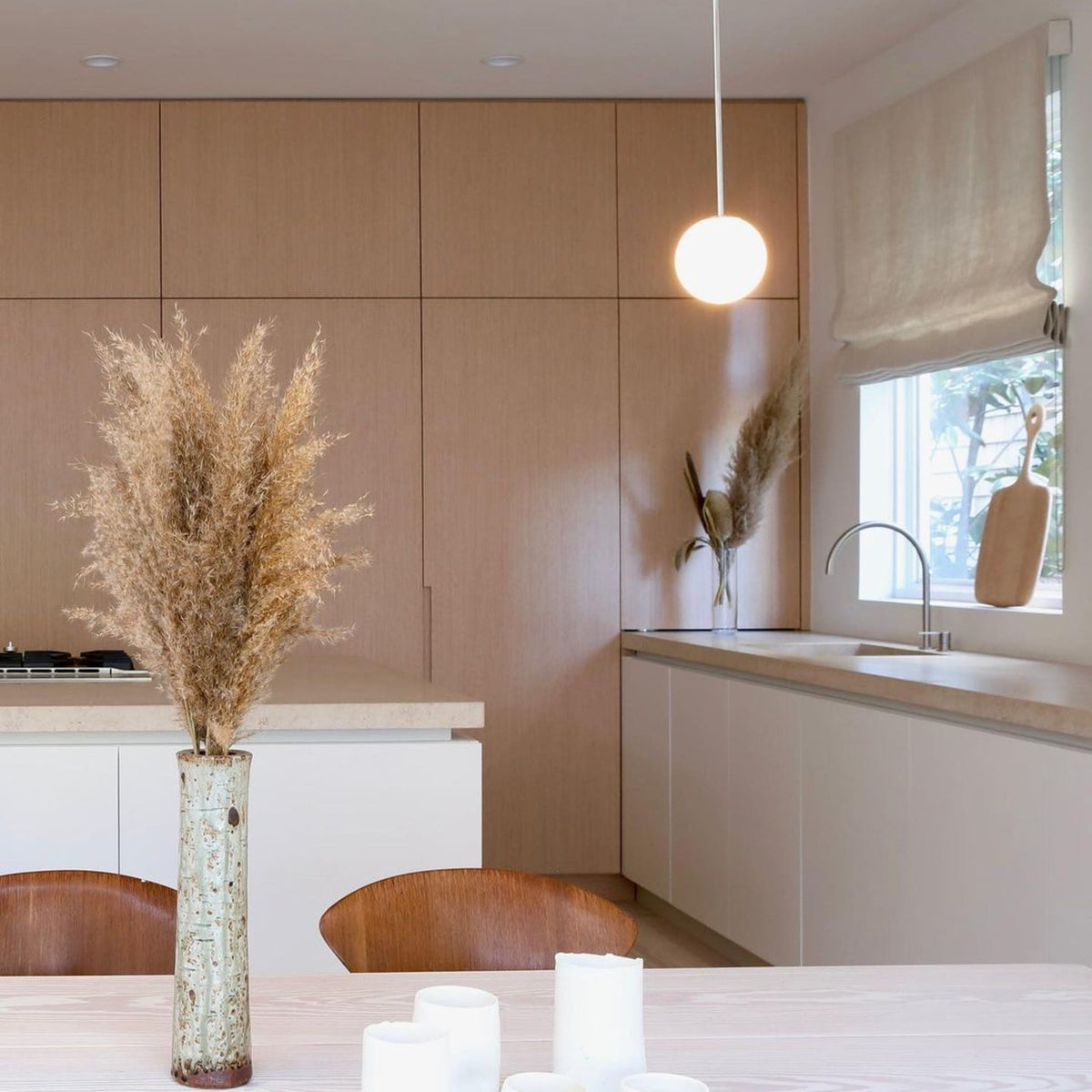 Modern Plastic Pendant Light 1-Light
