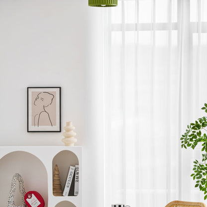Modern Resin Semi-Flush Ceiling Light 1-Light