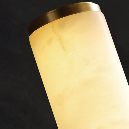 Contemporary Minimalist Spanish Marble Copper Wall Sconce LED 1-Light