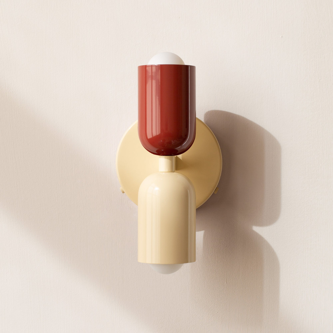 Contemporary Minimalist Cylinder Wall Sconce LED 2-Light