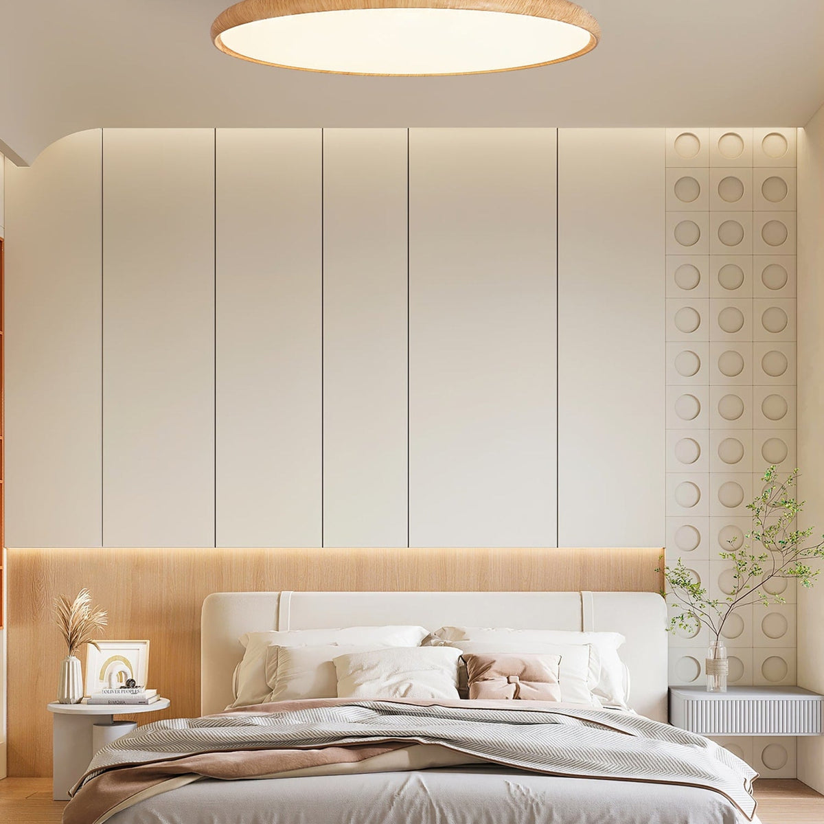 Scandinavian Iron Tri-Colour Ceiling Light 1-Light