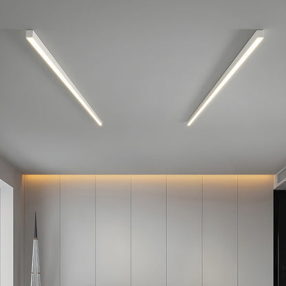 Minimalist Aluminium Linear Ceiling Light 1-Light