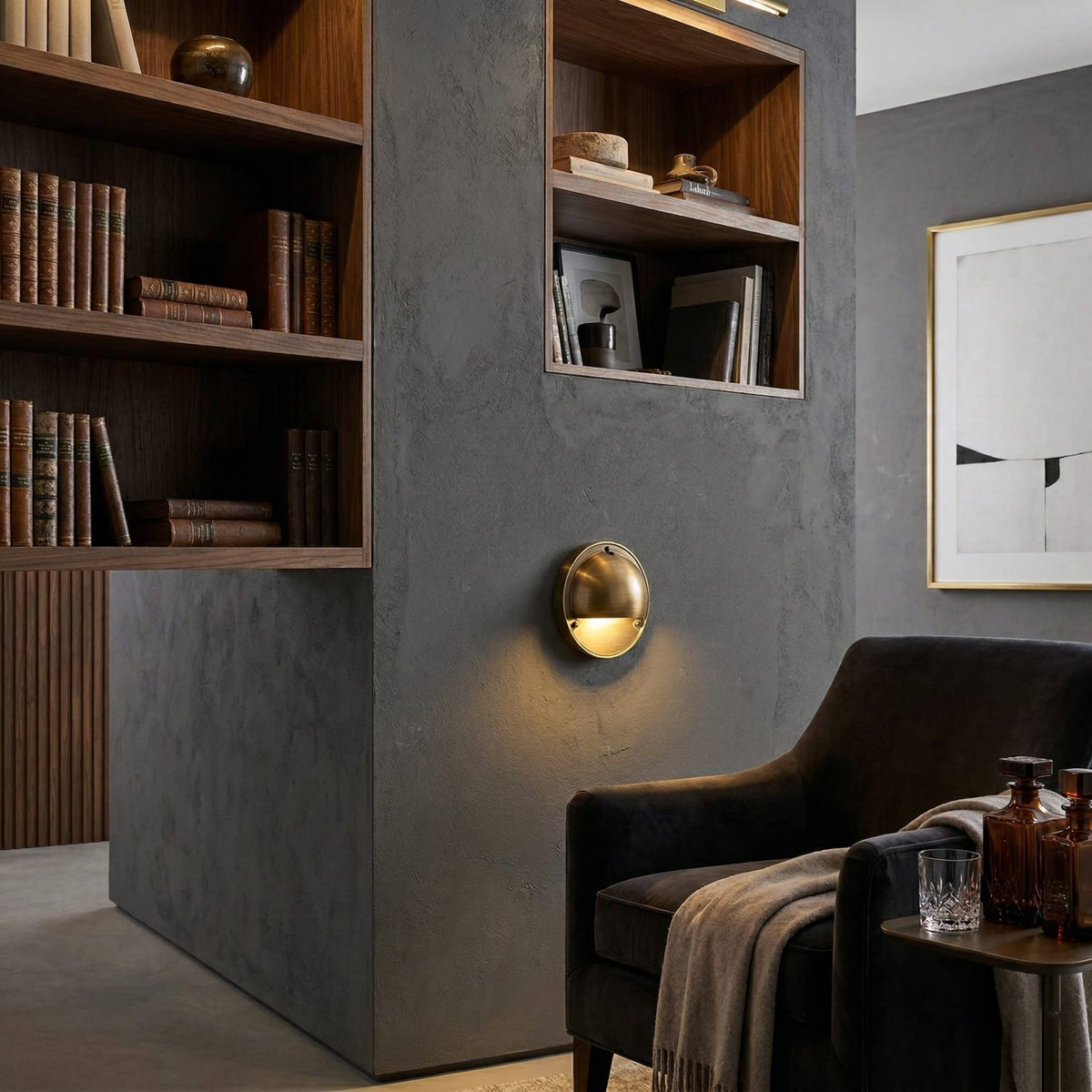Modern Copper Dimmable Tri-Colour Wall Light 1-Light