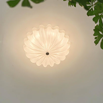 Vintage Iron Flush Ceiling Light 1-Light