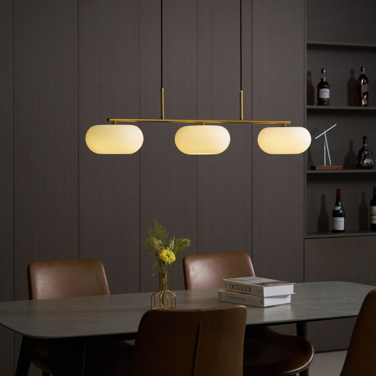 Modern Iron Tri-Colour Pendant Light 1-Light