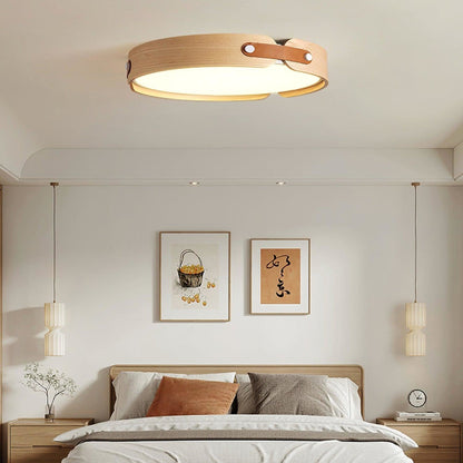 Scandinavian Iron Slim Low-Profile Ceiling Light 1-Light