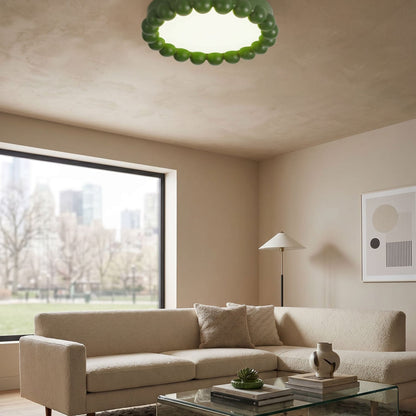 Modern Resin Flush Ceiling Light 1-Light