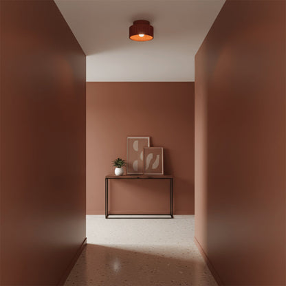Modern Resin Semi-Flush Ceiling Light 1-Light