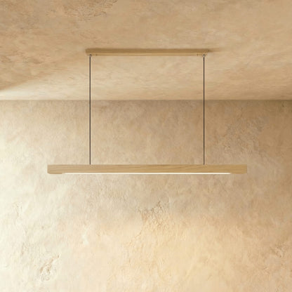 Minimalist Wood Daylight Pendant Light 1-Light