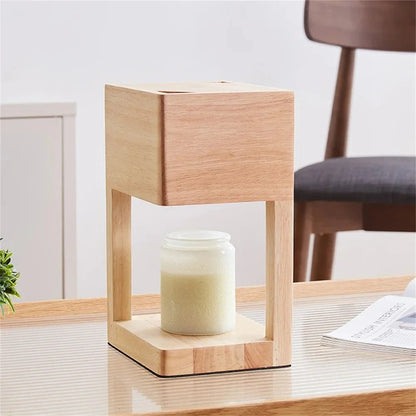 Minimalist Wood Table Lamp 1-Light