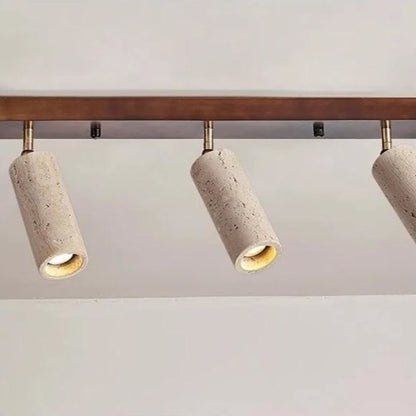 Modern Stone White Ceiling Light 1-Light