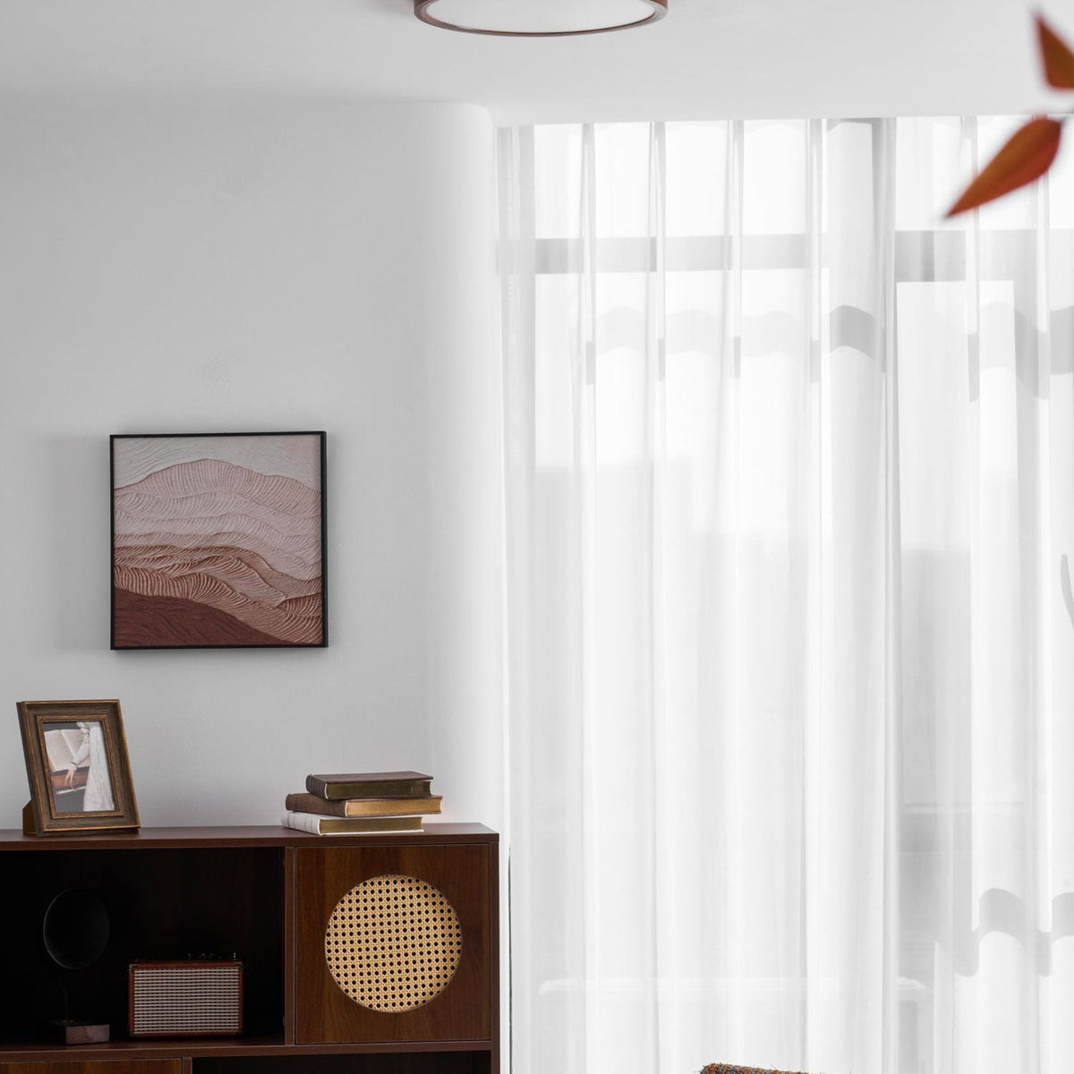 Minimalist Abs Slim Profile Ceiling Light 1-Light