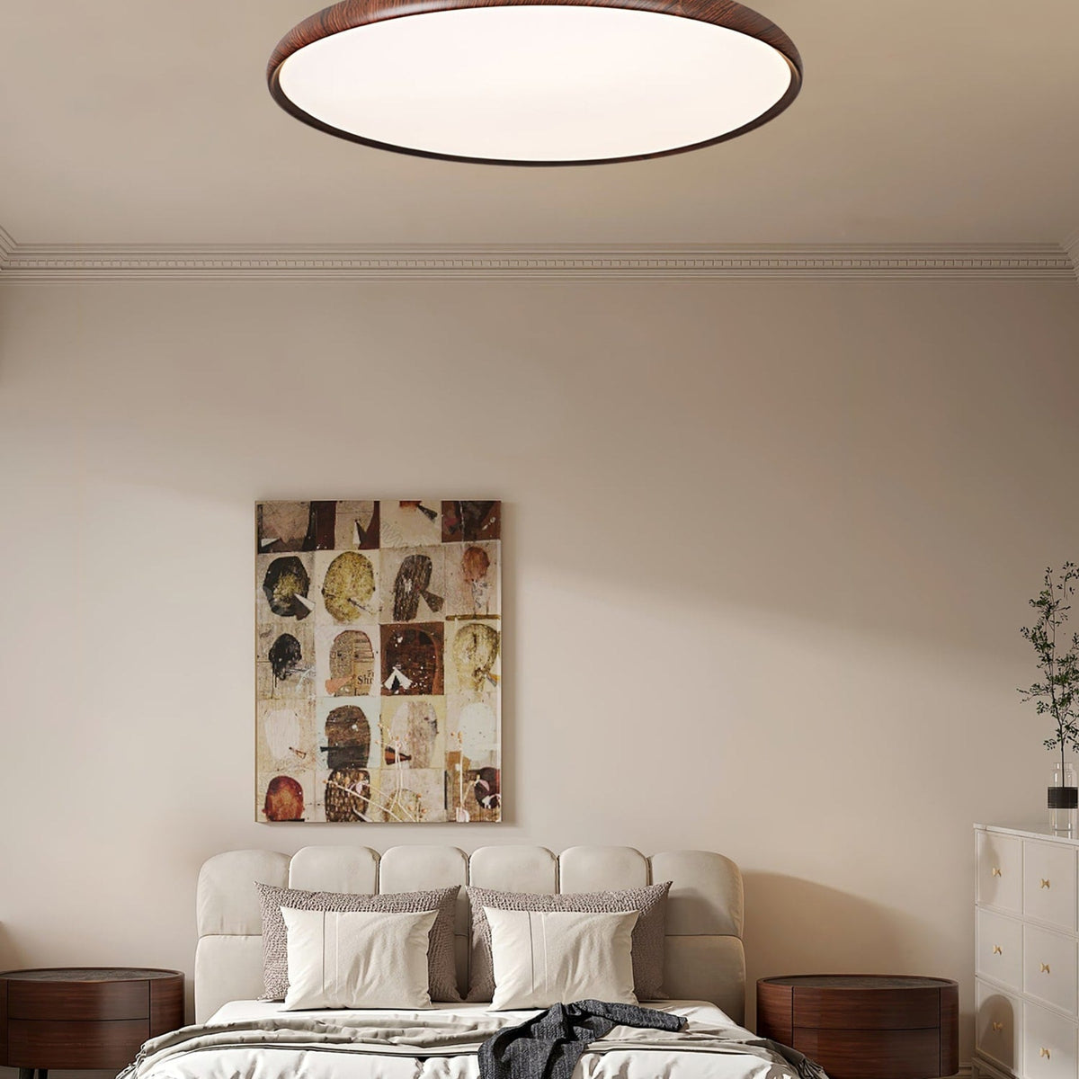 Scandinavian Iron Tri-Colour Ceiling Light 1-Light