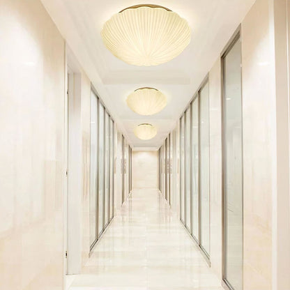 Modern Glass Flush Ceiling Light 1-Light