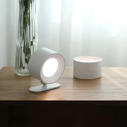 Contemporary Wood Grain LED Wall Light 1-Light