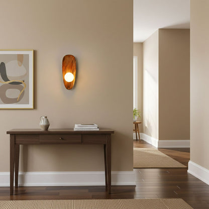 Modern Wood Wall Light 1-Light