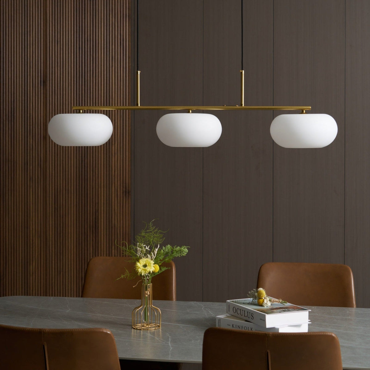 Modern Iron Tri-Colour Pendant Light 1-Light