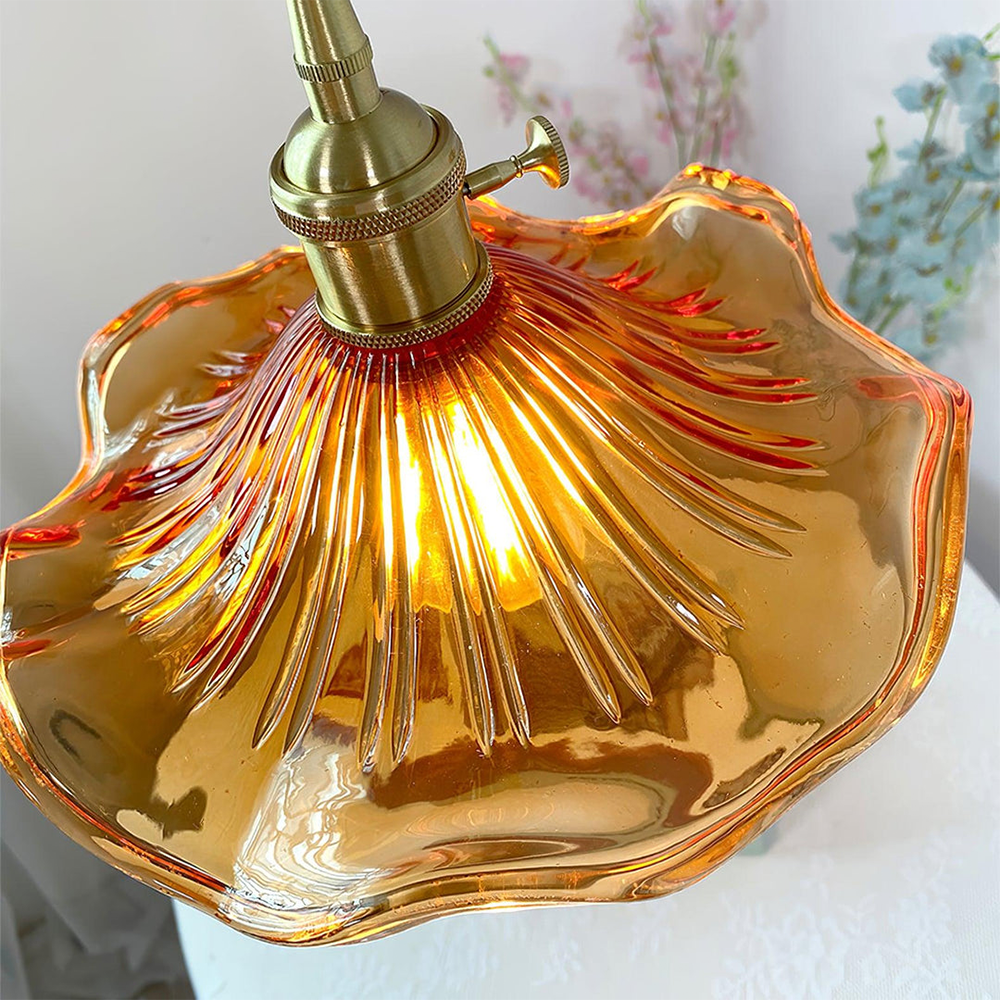 Contemporary Grass Flower Pendant Light 1-Light