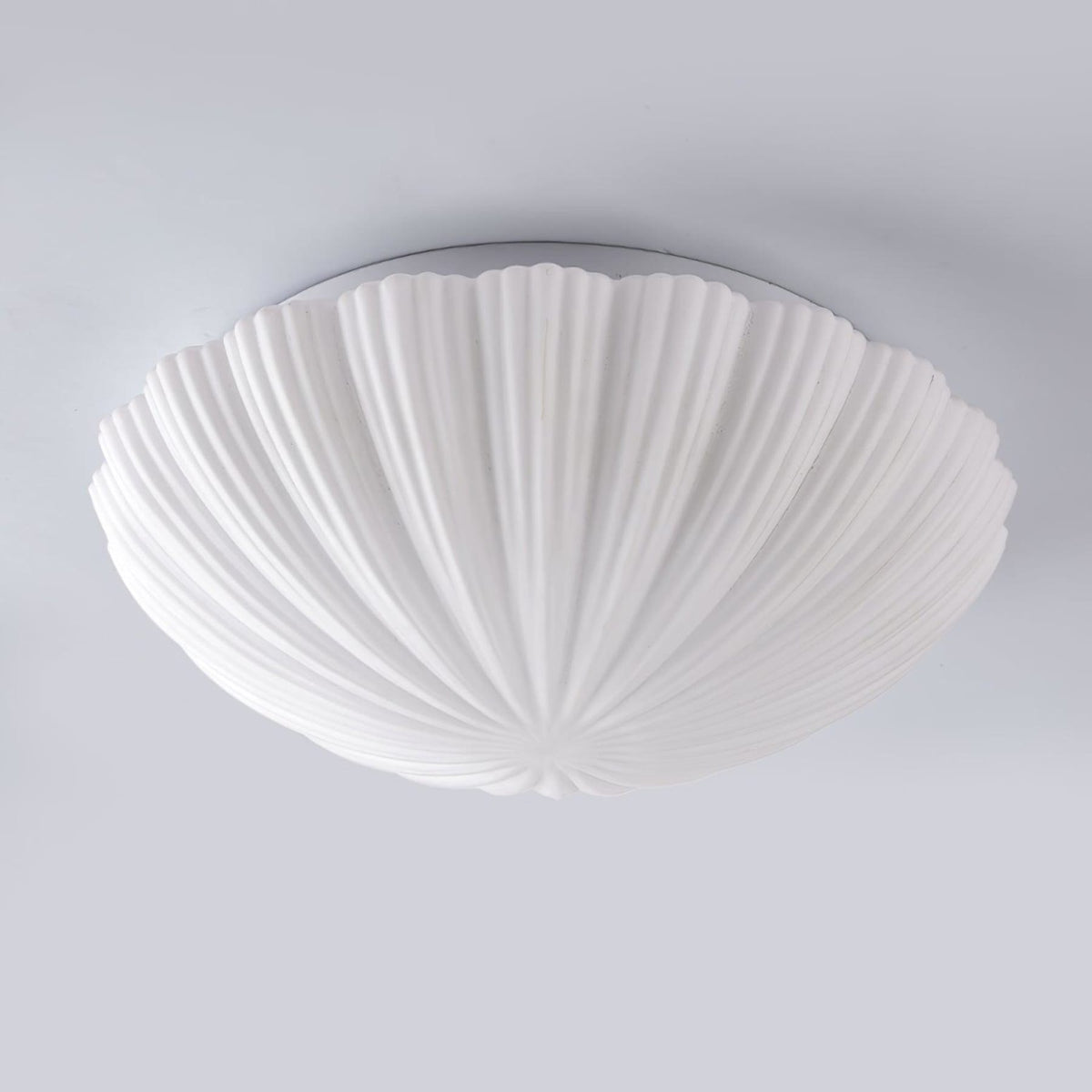 Modern Glass Flush Ceiling Light 1-Light