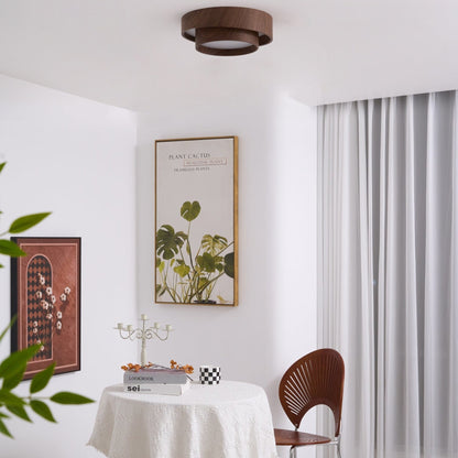 Scandinavian Iron Flush Ceiling Light 1-Light