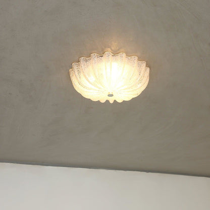 Vintage Iron Flush Ceiling Light 1-Light
