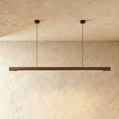 Minimalist Wood Daylight Pendant Light 1-Light