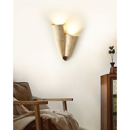 Modern Travertine Wall Light 2-Light