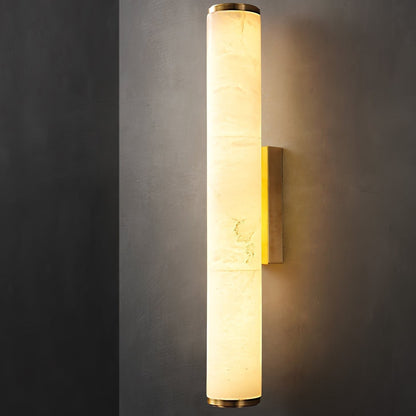 Contemporary Minimalist Spanish Marble Copper Wall Sconce LED 1-Light