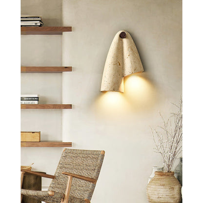 Modern Travertine Wall Light 2-Light