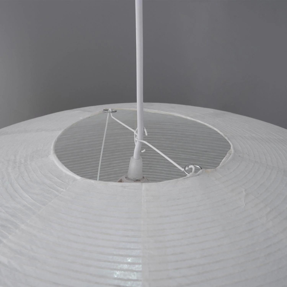 Japandi Paper Xuan Shade Pendant Light 1-Light