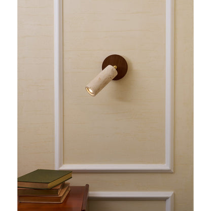 Modern Travertine Ø6.5 Wall Light 1-Light