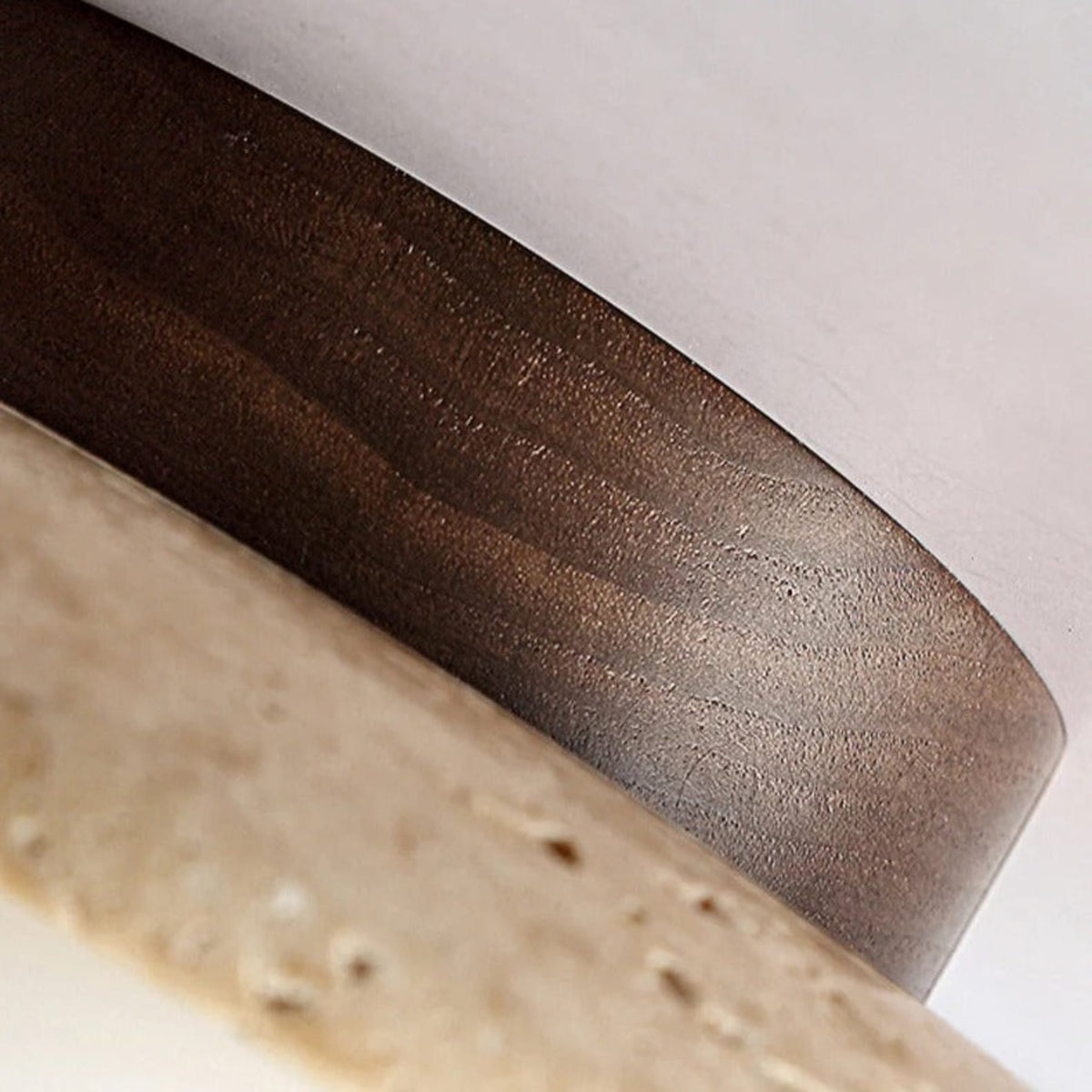 Modern Travertine Ceiling Light 1-Light