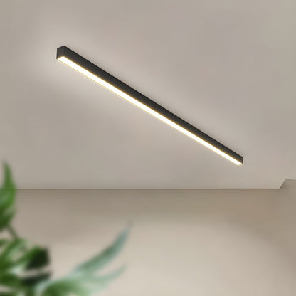Minimalist Aluminium Linear Ceiling Light 1-Light