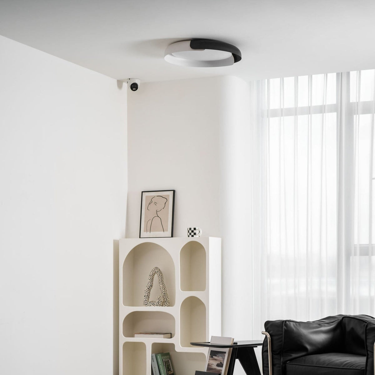 Modern Acrylic Flush Ø46 Ceiling Light 1-Light